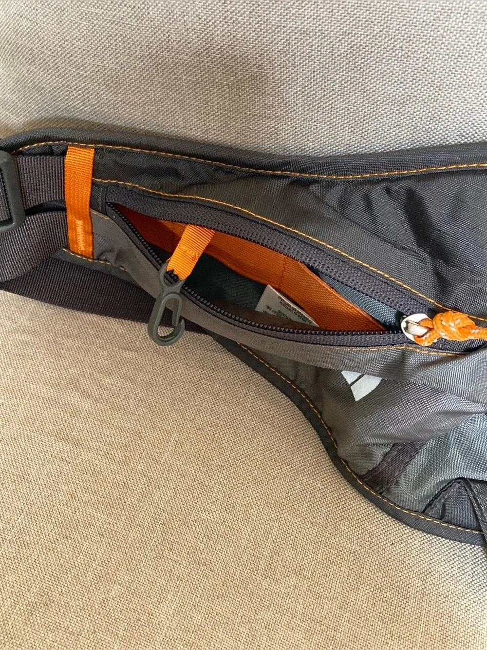 The North Face Flight Series Running Hydration Belt Waist Pack Black Orange